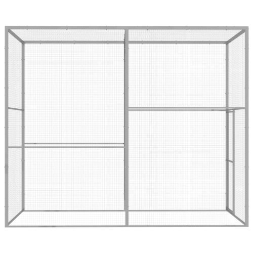 Kattenkooi 3x1,5x2,5 m gegalvaniseerd staal - Afbeelding 3