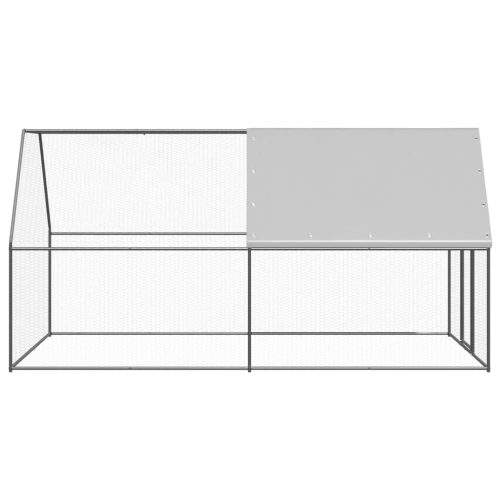 Kippenhok 2x4x2 m gegalvaniseerd staal - Afbeelding 3