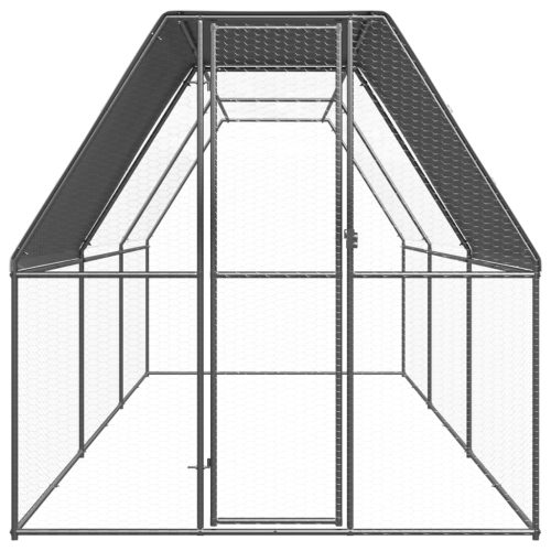 Kippenhok 2x6x2 m gegalvaniseerd staal - Afbeelding 2