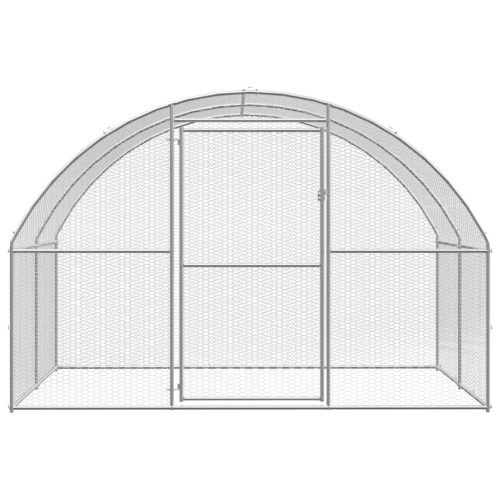 Kippenren 3x12x2 m gegalvaniseerd staal - Afbeelding 5