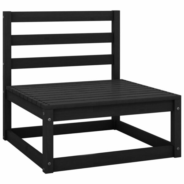 9-delige Loungeset met kussens massief grenenhout - Afbeelding 5