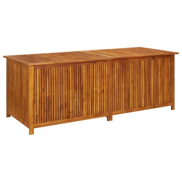 Tuinbox 200x80x75 cm massief acaciahout - Afbeelding 2