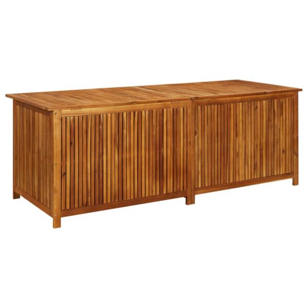 Tuinbox 200x80x75 cm massief acaciahout - Afbeelding 5