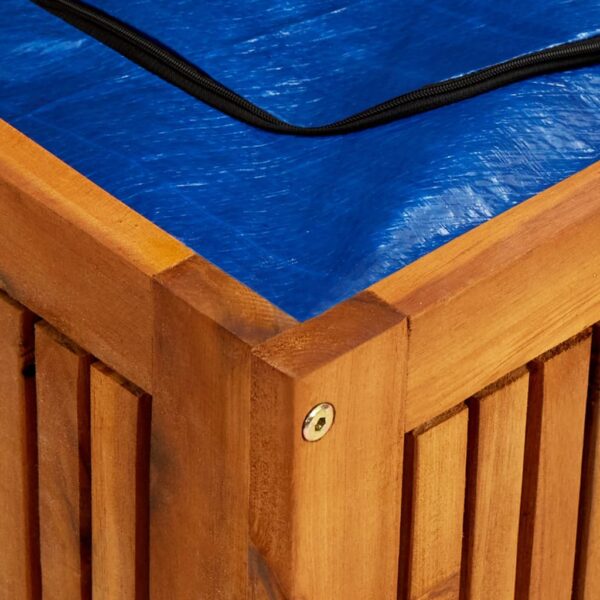 Tuinbox 200x80x75 cm massief acaciahout - Afbeelding 9