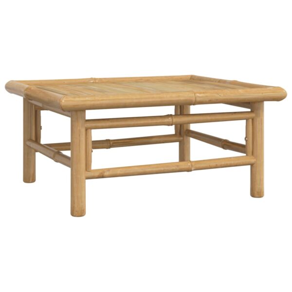 12-delige Loungeset met kussens bamboe taupe - Afbeelding 8