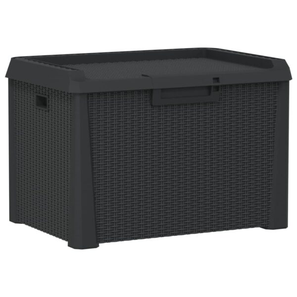 Tuinbox 125 L polypropeen antracietkleurig - Afbeelding 2