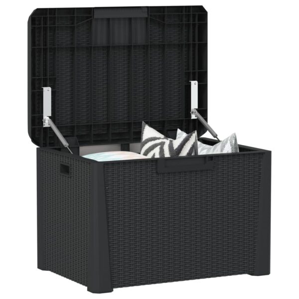Tuinbox 125 L polypropeen antracietkleurig - Afbeelding 4