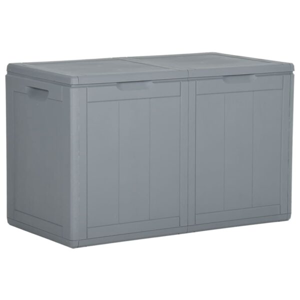 Tuinbox 180 L PP houtlook grijs - Afbeelding 2
