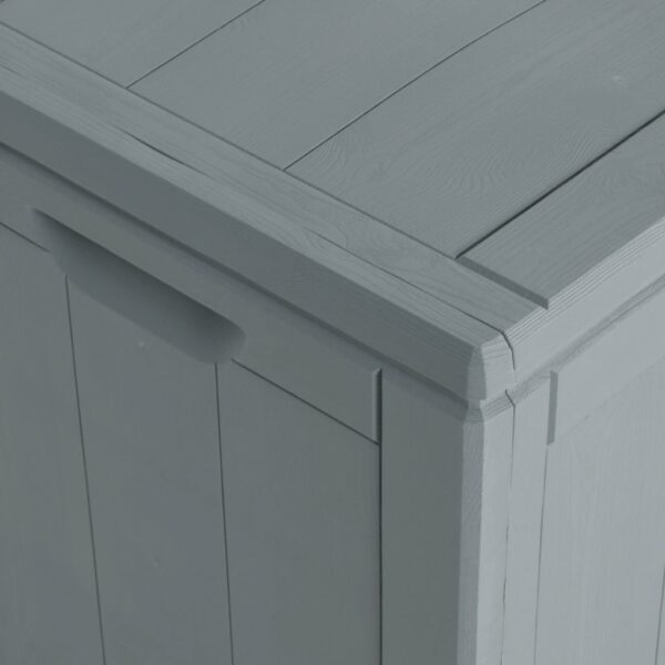 Tuinbox 180 L PP houtlook grijs - Afbeelding 6