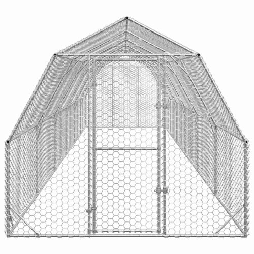 Kippenren 2,5x12x2,25 m gegalvaniseerd staal - Afbeelding 3