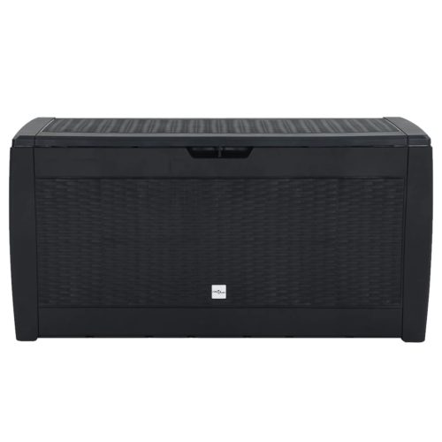 Tuinbox 119x48x60 cm polypropeen antracietkleurig - Afbeelding 2