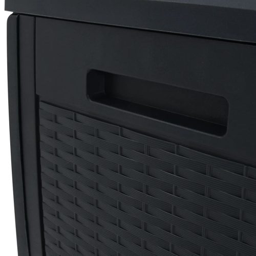 Tuinbox 119x48x60 cm polypropeen antracietkleurig - Afbeelding 6