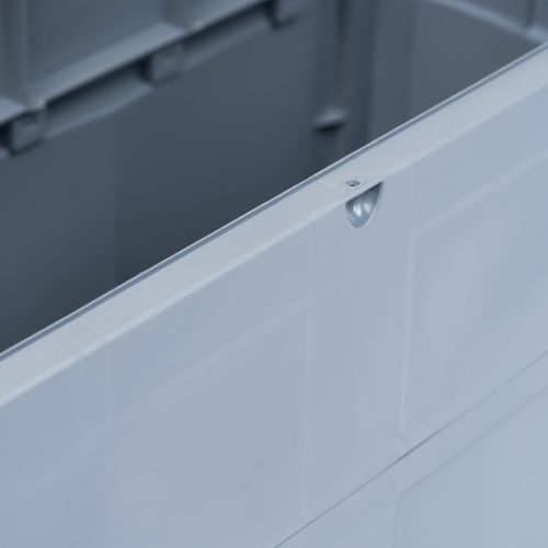 Opbergkist 320 L grijs zwart - Afbeelding 7