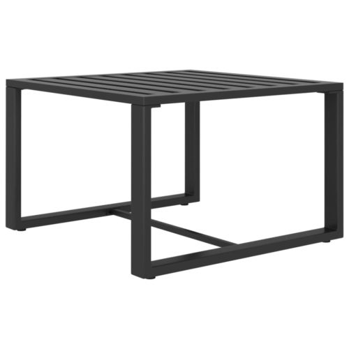 9-delige Loungeset met kussens aluminium antracietkleurig - Afbeelding 7