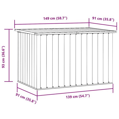 Tuinbox 149x99x93 cm groen - Afbeelding 11