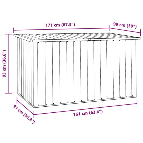 Tuinbox 171x99x93 cm groen - Afbeelding 11