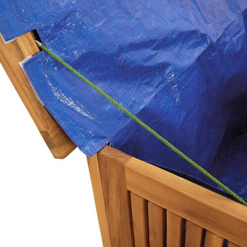 Tuinbox 75x75x58 cm massief acaciahout - Afbeelding 9
