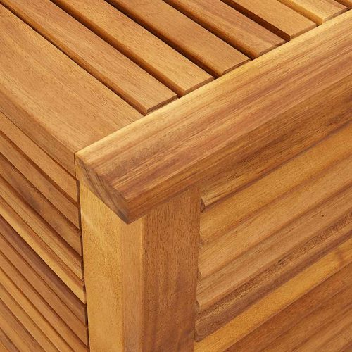 Tuinbox met jaloezieën 60x50x56 cm massief acaciahout - Afbeelding 11