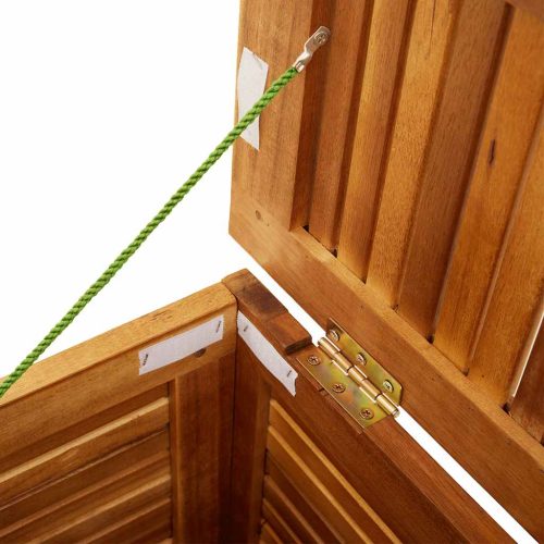 Tuinbox met jaloezieën 90x50x56 cm massief acaciahout - Afbeelding 11