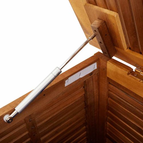 Tuinbox met jaloezieën 150x50x56 cm massief acaciahout - Afbeelding 11