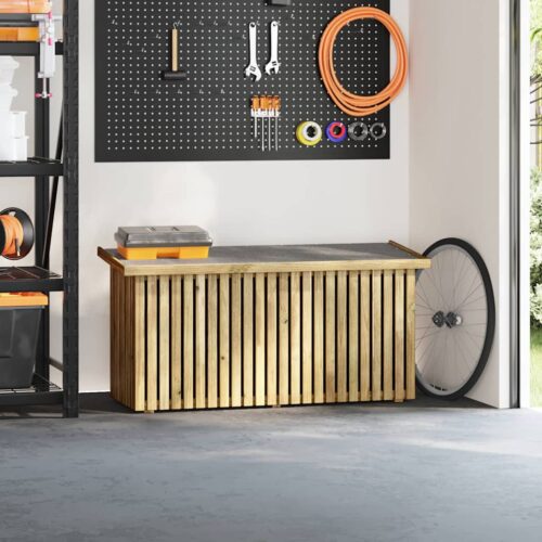 Opbergdoos 119x44x58,5 cm Behandeld Grenenhout - Afbeelding 3