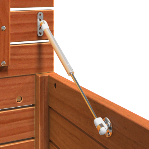 Tuinopslagdoos Wasbruin 101 x 50.5 x 46.5 cm Massief grenenhout - Afbeelding 10