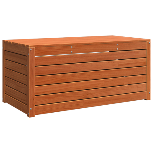 Tuinopslagdoos Wasbruin 101 x 50.5 x 46.5 cm Massief grenenhout - Afbeelding 2