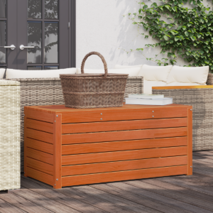 Tuinopslagdoos Wasbruin 101 x 50.5 x 46.5 cm Massief grenenhout