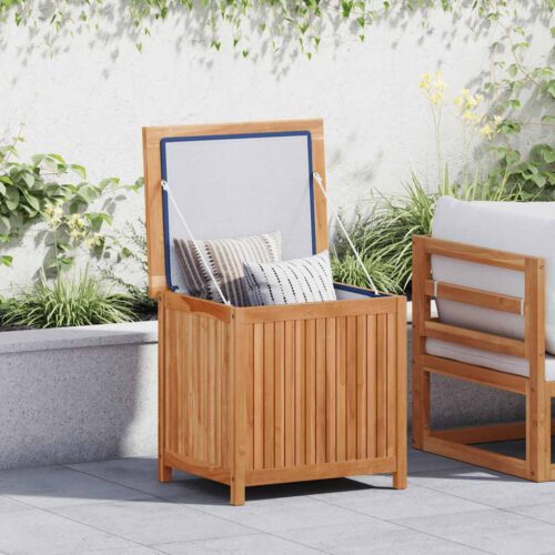 Opbergbox 60x50x58 cm massief teakhout