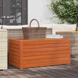 Tuinopslagdoos Wasbruin 101 x 50.5 x 46.5 cm Massief grenenhout