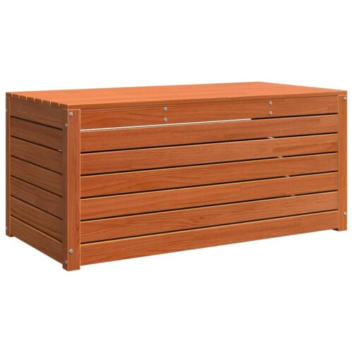 Tuinopslagdoos Wasbruin 101 x 50.5 x 46.5 cm Massief grenenhout - Afbeelding 2