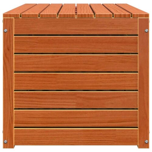 Tuinopslagdoos Wasbruin 101 x 50.5 x 46.5 cm Massief grenenhout - Afbeelding 7