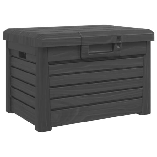 Kussenbox 73x50,5x46,5 cm polypropeen antracietkleurig - Afbeelding 2