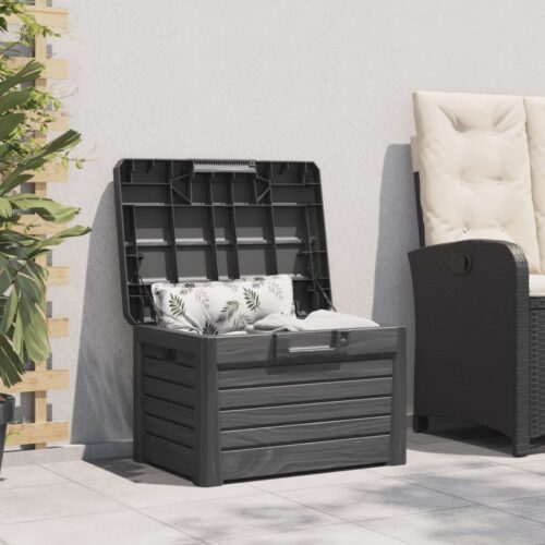 Kussenbox 73x50,5x46,5 cm polypropeen antracietkleurig - Afbeelding 3
