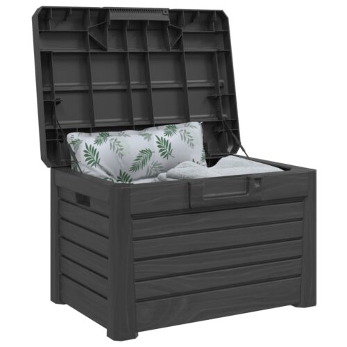 Kussenbox 73x50,5x46,5 cm polypropeen antracietkleurig - Afbeelding 4