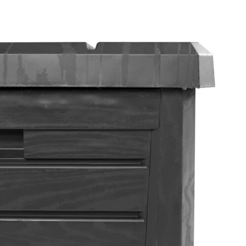 Kussenbox 73x50,5x46,5 cm polypropeen antracietkleurig - Afbeelding 9