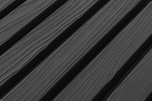 €29,95 Per Stuk - BLACK -  Zwarte strepen - Gevelbekleding – Composiet | 290 x 22 cm | Gevel | Tuin