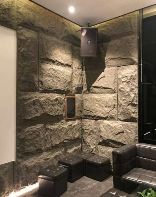 3D XL CEMENT GREY Rotswand Wandpaneel 60x120 - Afbeelding 2