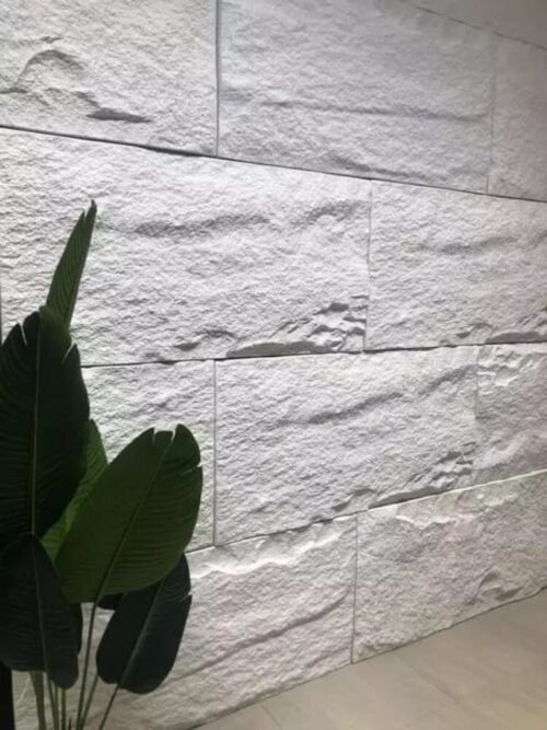 3D XL WIT Rotswand Wandpaneel 60x120 - Afbeelding 2