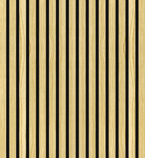 €45 PER PANEEL - 60x260 cm LICHT Eiken BEIGE akoestische wand panelen lattenwand met Vilt - Afbeelding 2