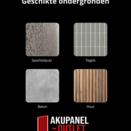 €45 PER PANEEL - 60x260 cm WENGE akoestische wand panelen lattenwand met Vilt - Afbeelding 2