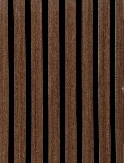 €45 PER PANEEL - 60x260 cm WENGE akoestische wand panelen lattenwand met Vilt
