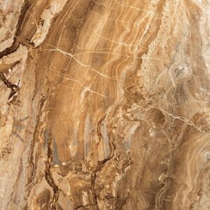 €59 PER PANEEL - 120x280x0,3 cm - PVC Wandpaneel Milos Bruin Marmerlook Hoogglans -