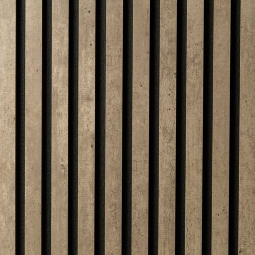 €69 PER PANEEL - 52x260 cm EXPLORE BETON akoestische wand panelen lattenwand met Vilt