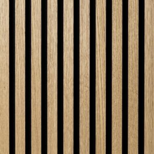 €69 PER PANEEL - 52x260 cm EXPLORE Hongaars Eiken akoestische wand panelen lattenwand met Vilt