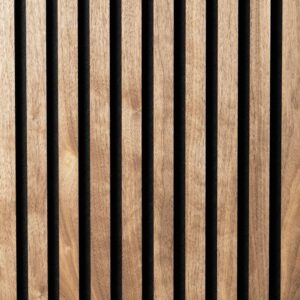 €69 PER PANEEL - 52x260 cm EXPLORE North Sea WALNOOT Eiken akoestische wand panelen lattenwand met Vilt