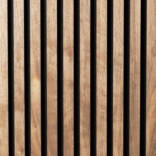 €69 PER PANEEL - 52x260 cm EXPLORE North Sea WALNOOT Eiken akoestische wand panelen lattenwand met Vilt