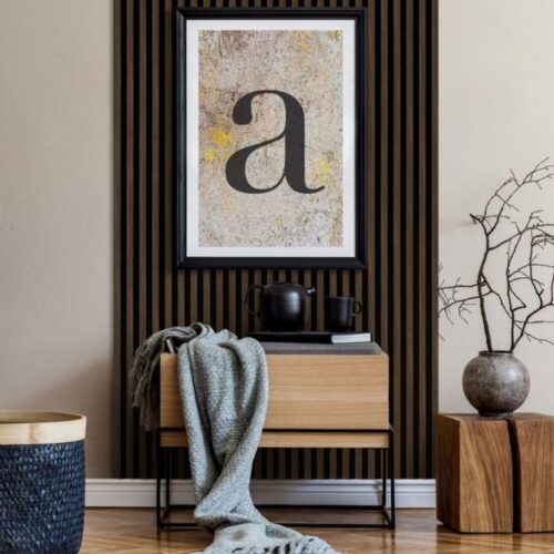 €69 PER PANEEL - 52x260 cm EXPLORE SMOKED oak akoestische wand panelen lattenwand met Vilt - Afbeelding 2