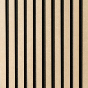 €69 PER PANEEL - 52x260 cm EXPLORE TAUPE akoestische wand panelen lattenwand met Vilt