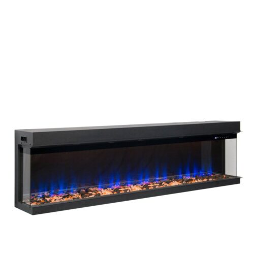 Amsterdam 30CM DIEP - 220 CM 3D INBOUW Elektrische Sfeerhaard MET VERWARMING + WIFI + APP FUNCTIE - Afbeelding 2